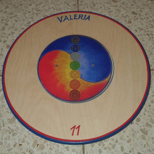 Balancekreisel / Balanceboard mit Fotoprint "Yin Yang"
