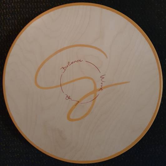 Balancekreisel / Balanceboard mit Logodruck